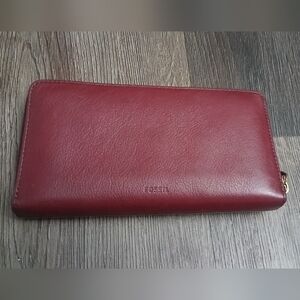 Fossil Burgandy Red Wine Wallet